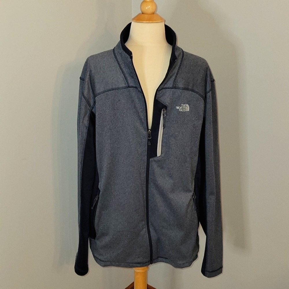 The North Face long sleeve full zip polyester jacket mens size XL